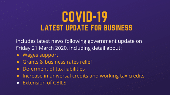 COVID-19 Coronavirus Business Update