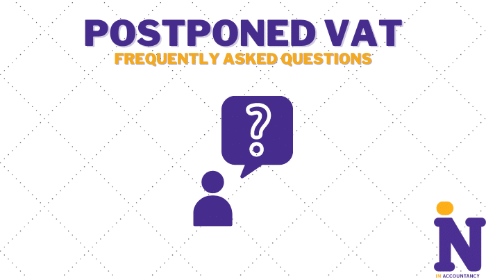 Article design cover for frequently asked postponed import vat tax questions